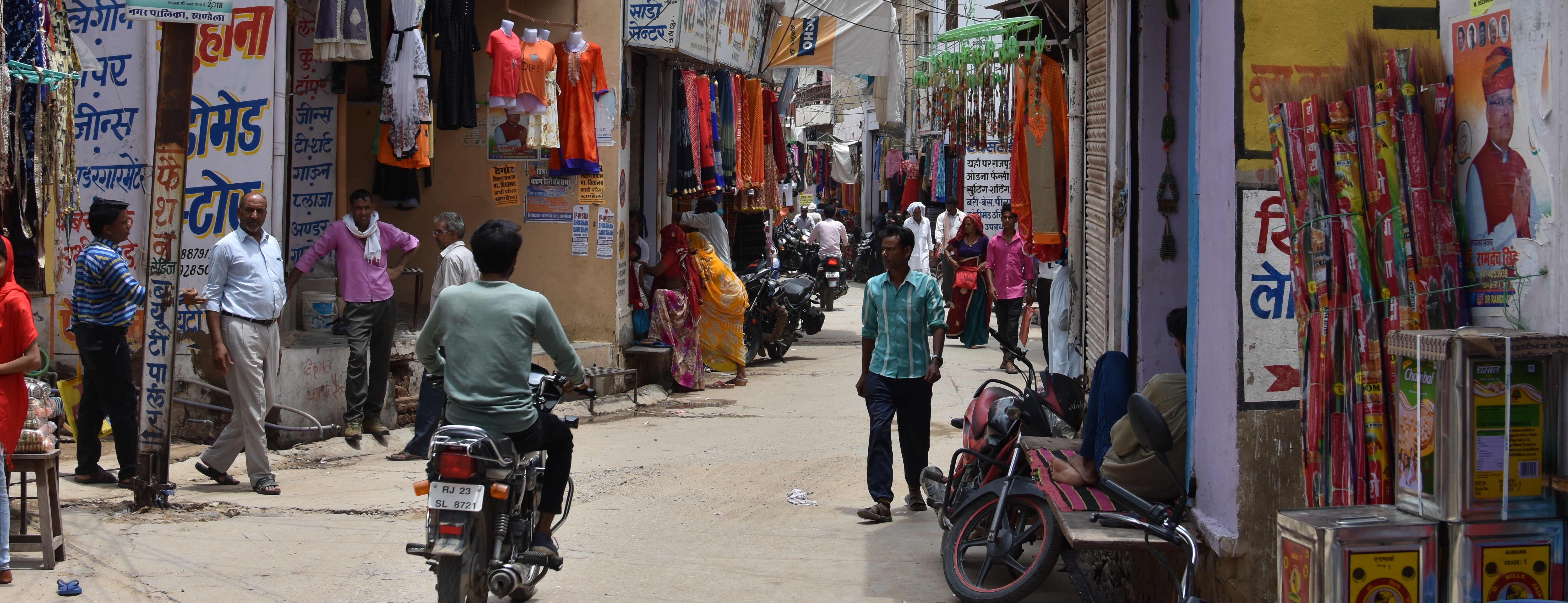 Street scene in India