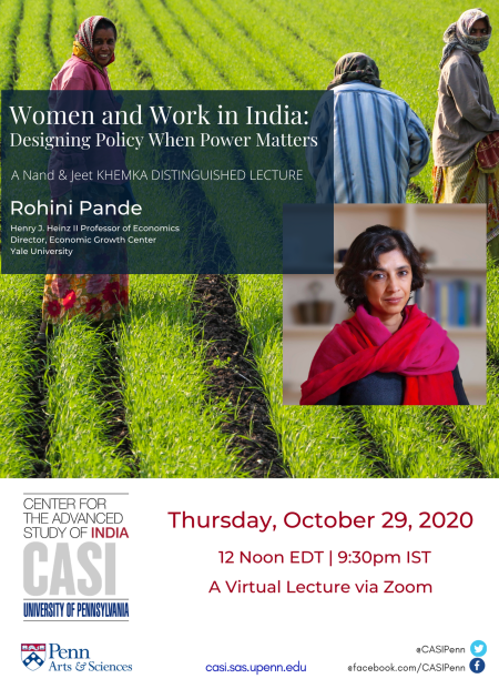 Rohini Pande flyer