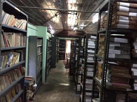 Library stacks