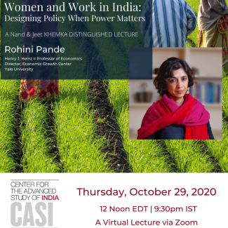 Rohini Pande flyer